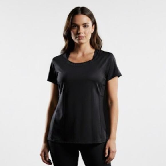 Gottex Tops - [JUST IN] Worth New York (XGoreX) Black Stretch Mock Neck Sleeveless Top XL